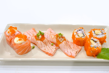 Japanese salmon dishes