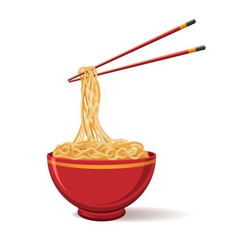 Oriental noodle food