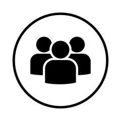 group icon outline vector