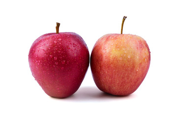 Red Apples Isolated on White Background