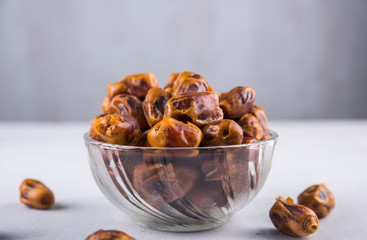 Dried Dates In A Bowl