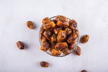 Dried Dates In A Bowl
