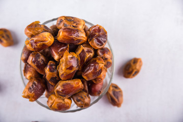Dried Dates In A Bowl