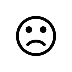 icon, smile, emotion, happy, emoticon, emoticons, line, icons, symbol, white, face, smiley, feedback, isolated, emotions, sad, illustration