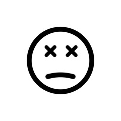 icon, smile, emotion, happy, emoticon, emoticons, line, icons, symbol, white, face, smiley, feedback, isolated, emotions, sad, illustration