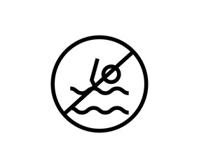 Pool line icon