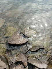 stones in water