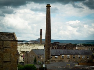 Fototapeta premium Old mill chimney Burnley