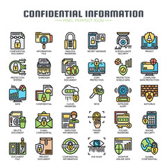 Confidential Information , Thin Line and Pixel Perfect Icons © Eucalyp