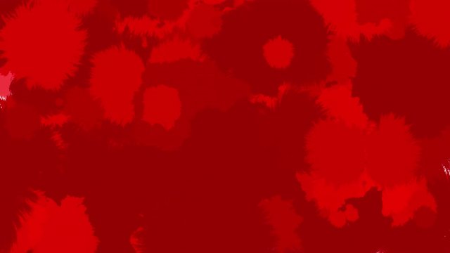 ペイントのにじみ_赤_白背景