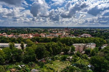 Obraz premium Brandenburg an der Havel Blick von der Friedenswarte