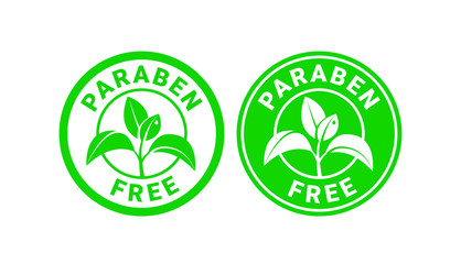 Paraben Free sign or stamp symbol. Vector illustration