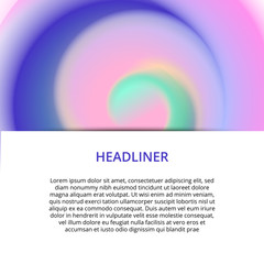 Fototapeta premium Modern abstract banner. Cool gradient shapes composition. Futuristic design.