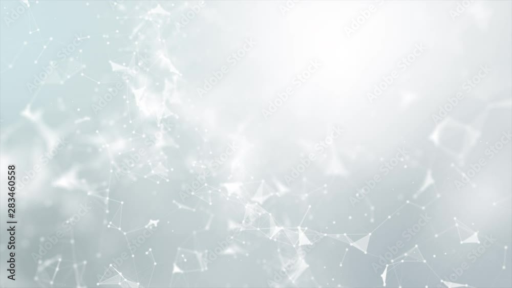 Poster abstract background futuristic dot point and connection line for network cyber technology concept wi
