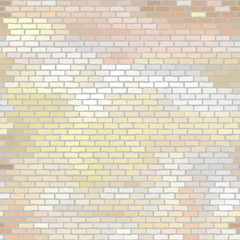 Fototapeta na wymiar Seamless brick wall. Vector graphic illustration pattern.