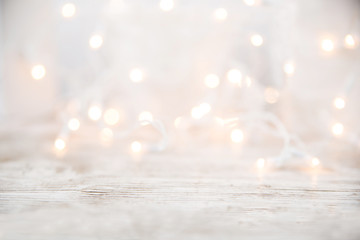 Defocused Christmas Lights Background