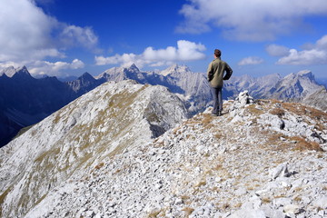 Berggipfel im Gebirge