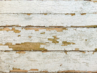 Old vintage board with cracked paint texture and Imperfect wooden surface.