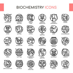 Biochemistry , Thin Line and Pixel Perfect Icons