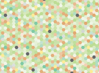 Colorful hexagonal abstract background design