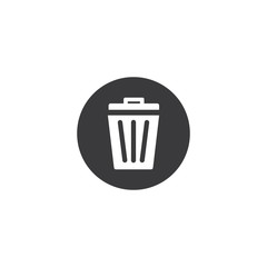 Trash basket icon