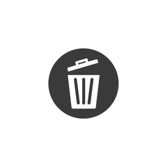 Trash basket icon