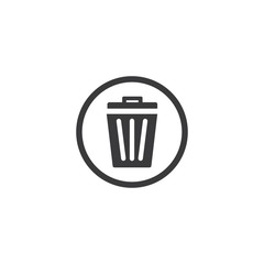 Trash basket icon