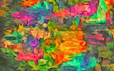 abstract psychedelic background, watercolor stylization. Texture for design.