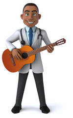 Fun doctor - 3D Illustration