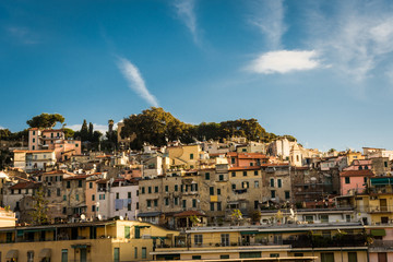 Fototapeta na wymiar view of old San Remo village