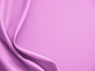 Beautiful smooth elegant wavy light pastel purple satin silk luxury cloth fabric texture, abstract background design. Card or banner.