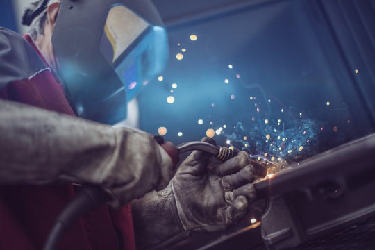 welder at work