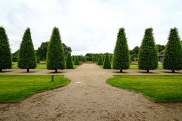 Old German monastery with a fantastic garden