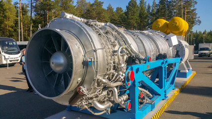 Gas Turbine Compressor Station at Open Air Exhibition