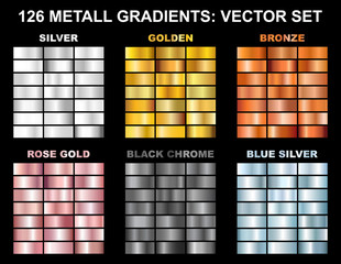 vector big collection of metall foil texture backgrounds