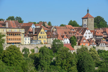 Fototapeta na wymiar Historical town of Rotenburg ob der Tauber, Germany