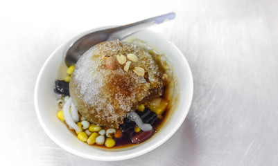 Bokkia, Healthy ice dessert in Chinese style
