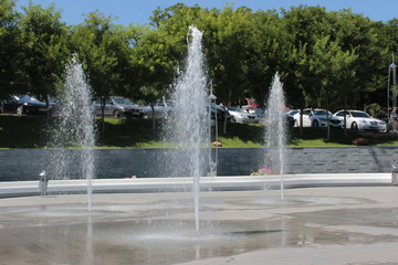 fountain in the park