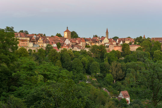 Historical town of Rotenburg ob der Tauber, Germany © fotoember