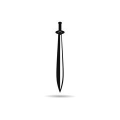 Set of swords logo template vector icon illustration design 