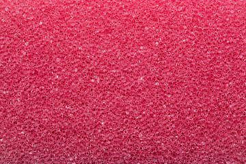 red-crimson sponge abstract background texture. Macro closeup seamless pattern