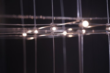 indoor light in dark background fashion room