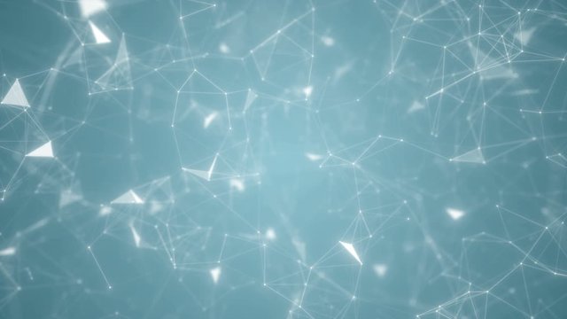 Connection structure. Futuristic background. Abstract polygonal space low poly background with connecting dots and lines.