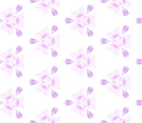 Violet purple retro seamless pattern. Hand drawn w
