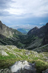 Fototapeta na wymiar Valley In High Tatras