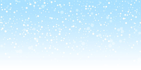 Magic stars random Christmas background. Subtle fl