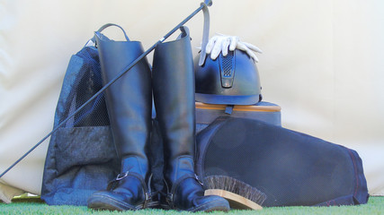 Equipación para montar a caballo