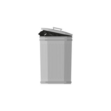 iron garbage bin, environmental protection in flat