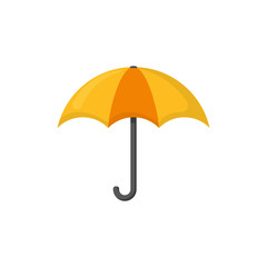 umbrella in flat style on white background