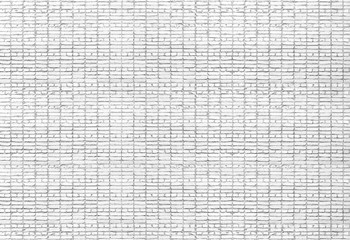 Panoramic background of wide old white brick wall texture. Home or office design backdrop